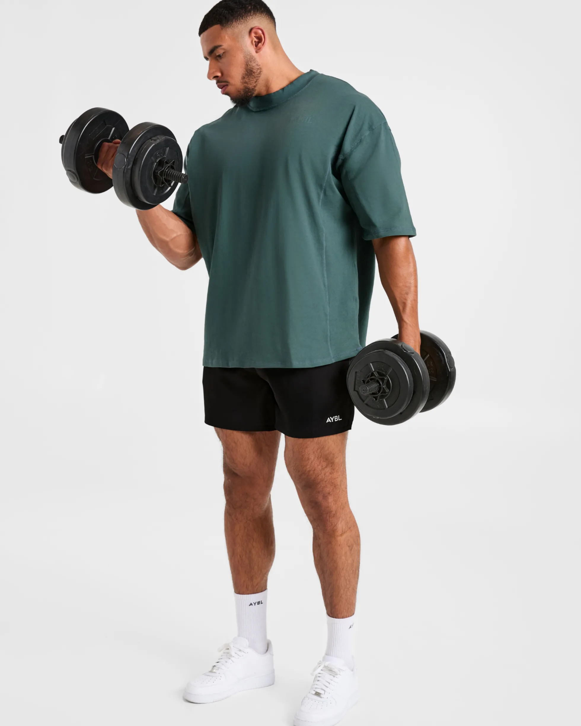 Lift Club Distressed Oversized T Shirt