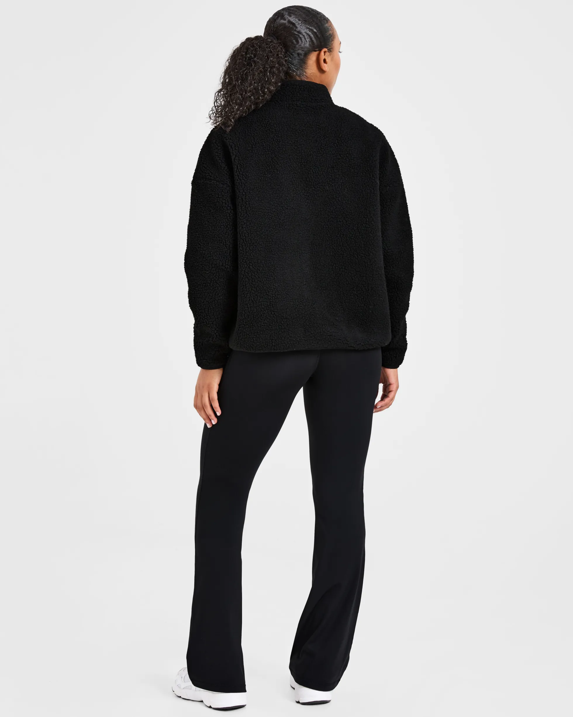 Oversized Zip Up Fleece Jacket