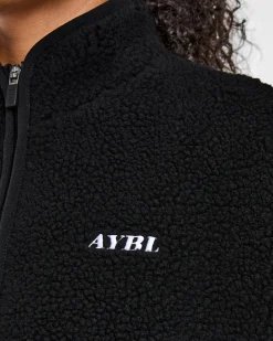 Oversized Zip Up Fleece Jacket