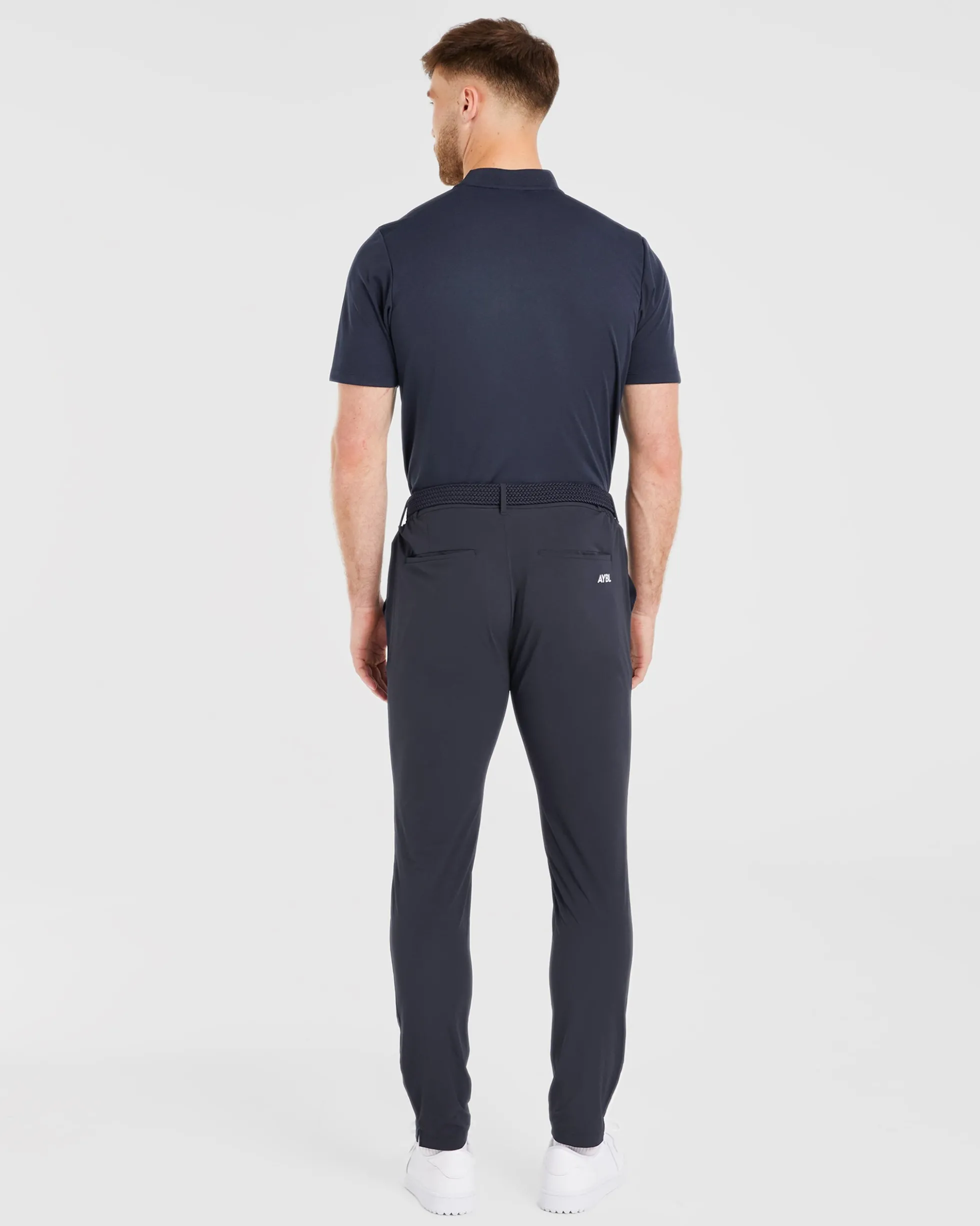 Performance Collarless Polo Shirt
