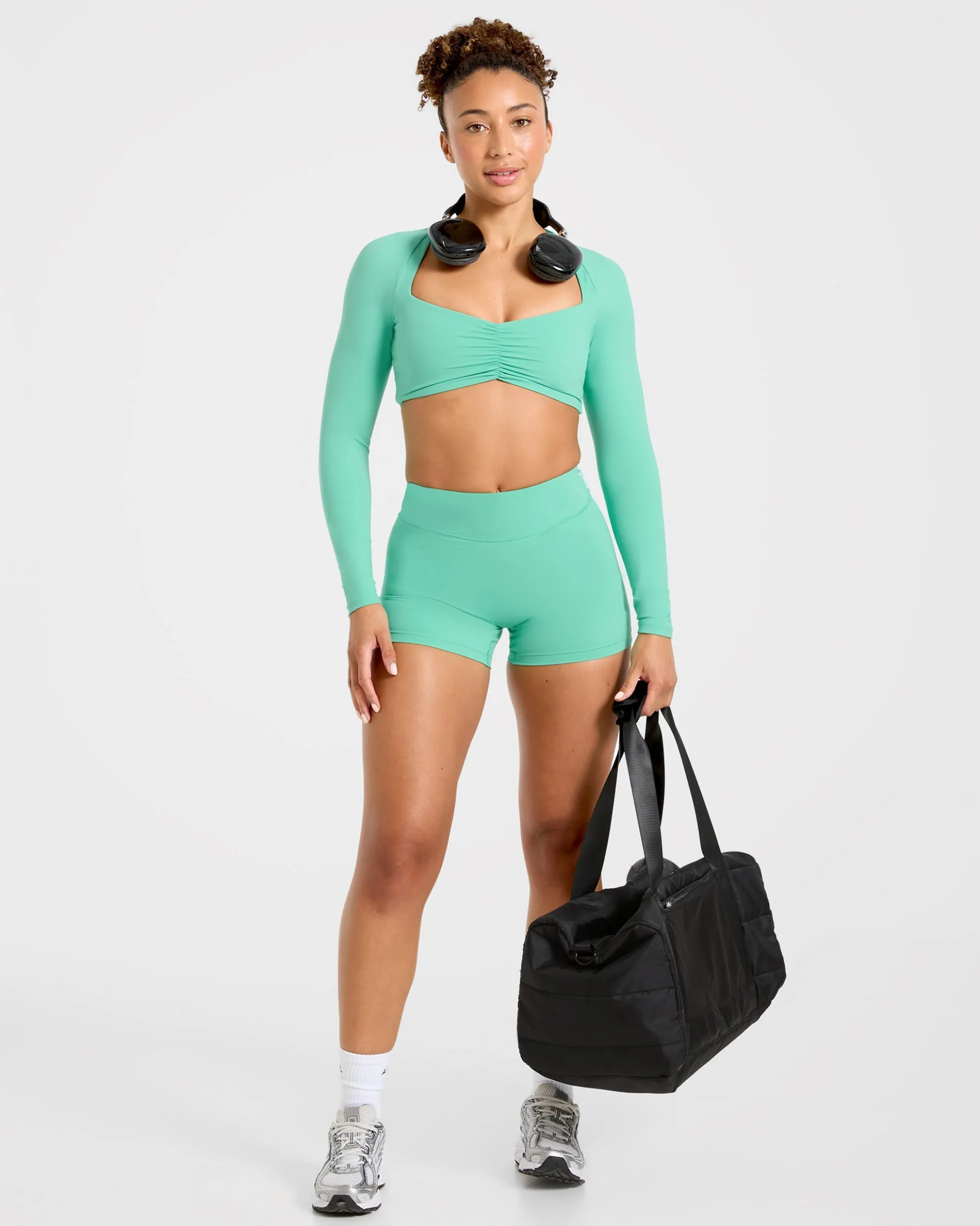Physique Long Sleeve Crop Top
