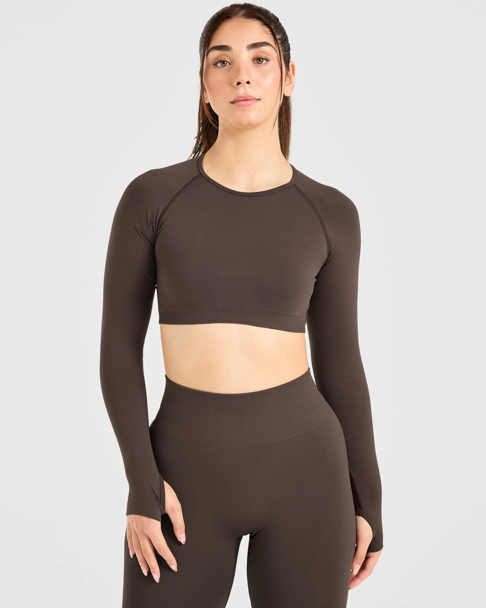 Power Seamless Long Sleeve Crop Top