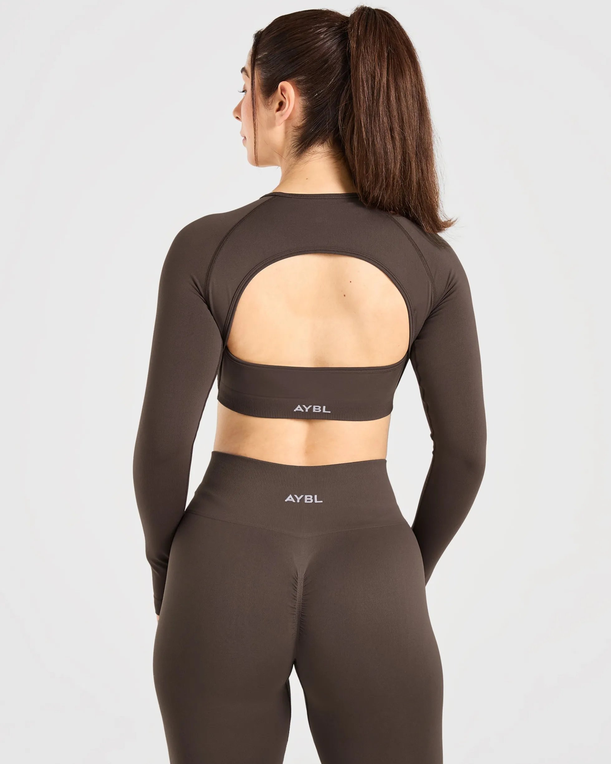 Power Seamless Long Sleeve Crop Top