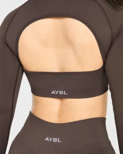 Power Seamless Long Sleeve Crop Top