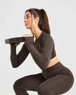 Power Seamless Long Sleeve Crop Top