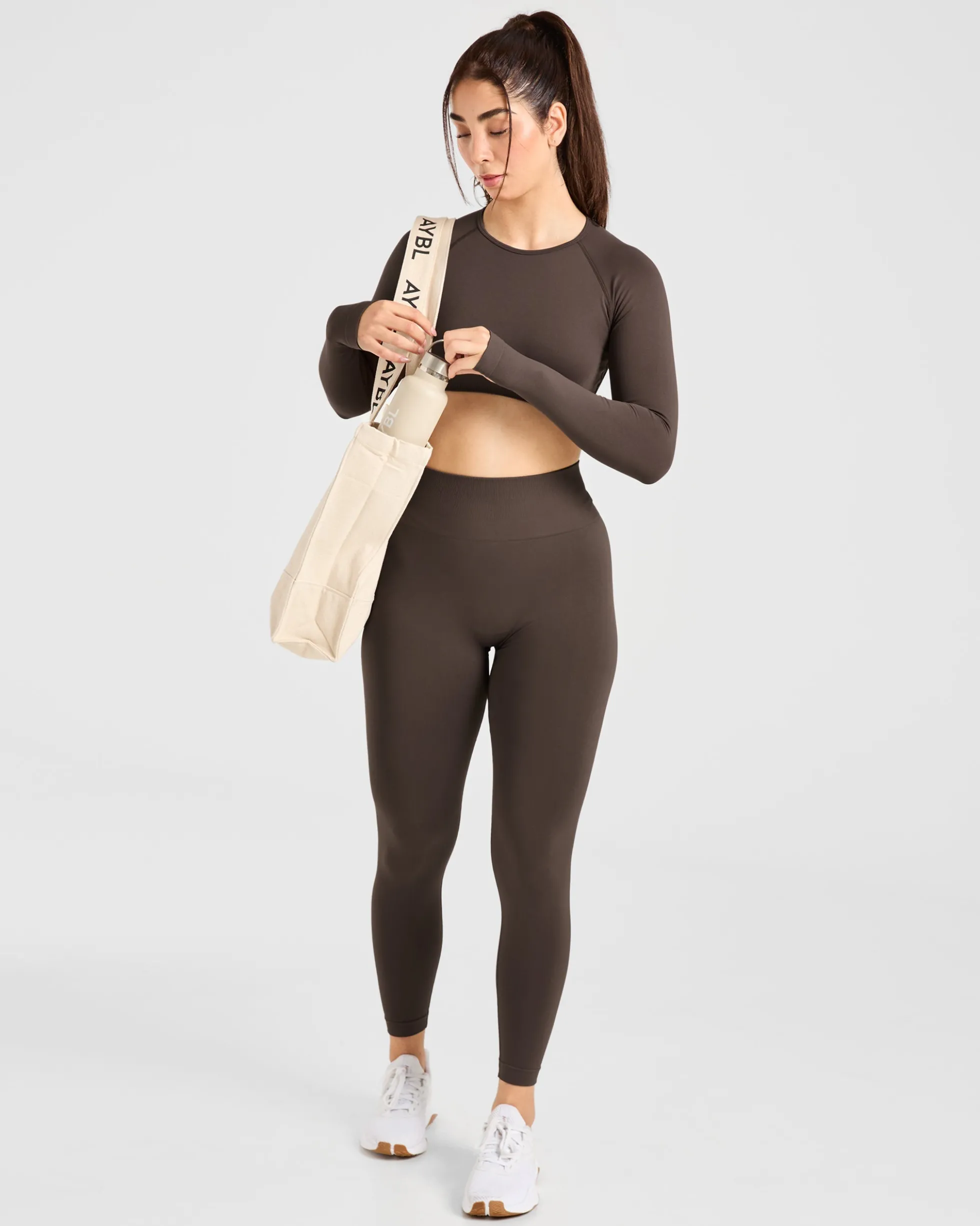 Power Seamless Long Sleeve Crop Top