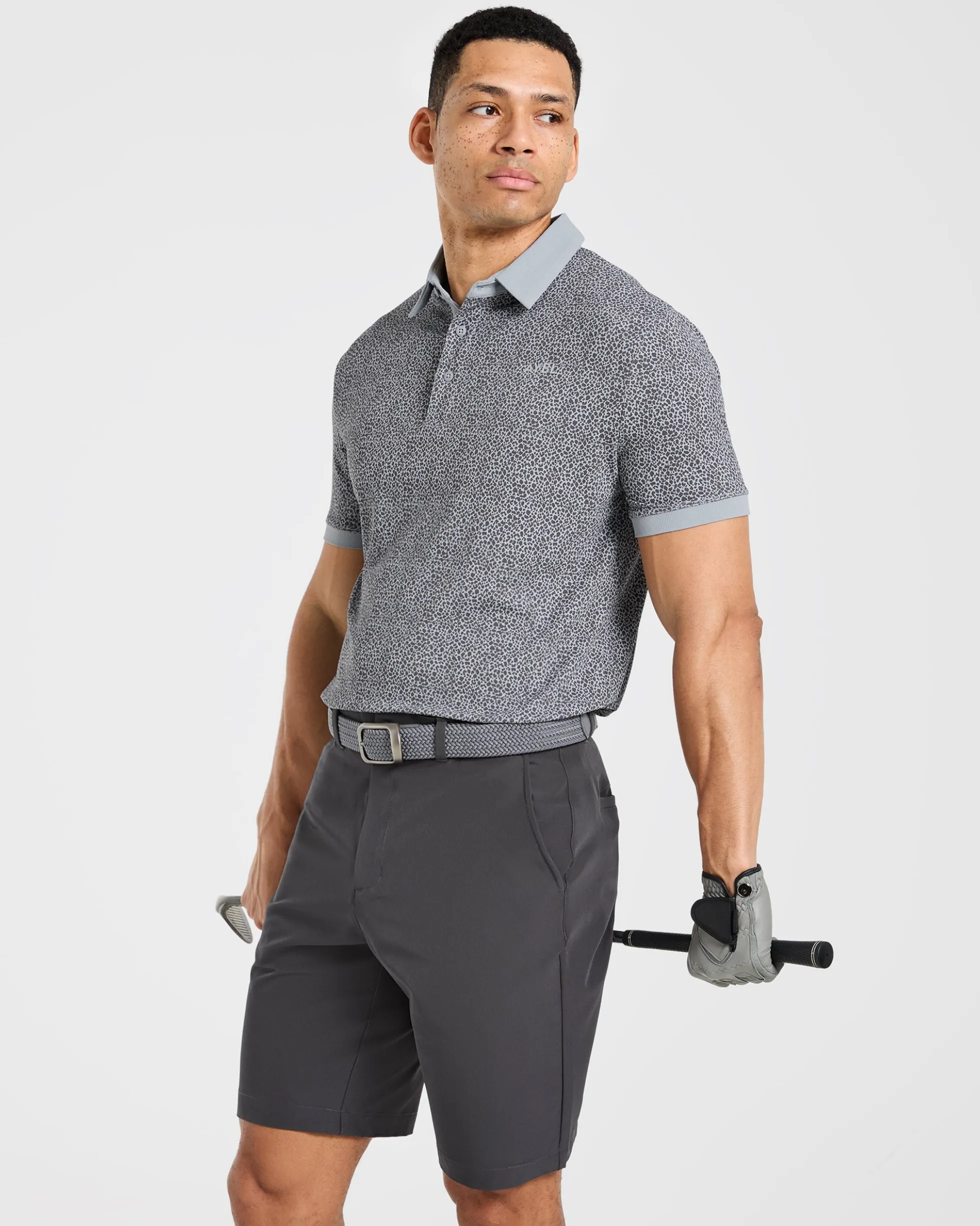 Precision Leopard Polo