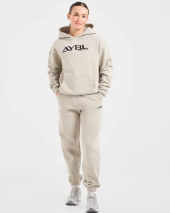 Retro Embroidered Oversized Joggers