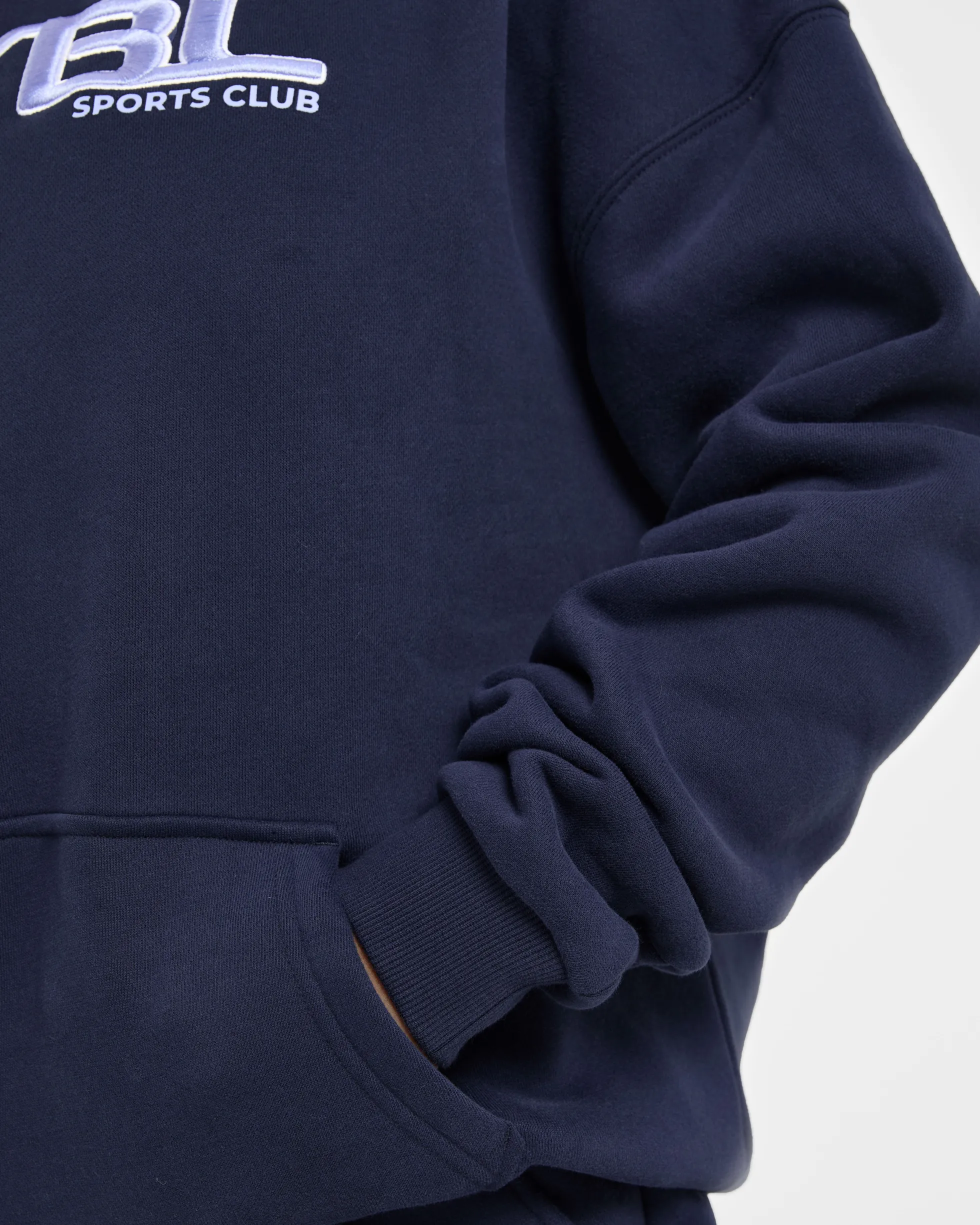 Retro Embroidered Oversized Hoodie
