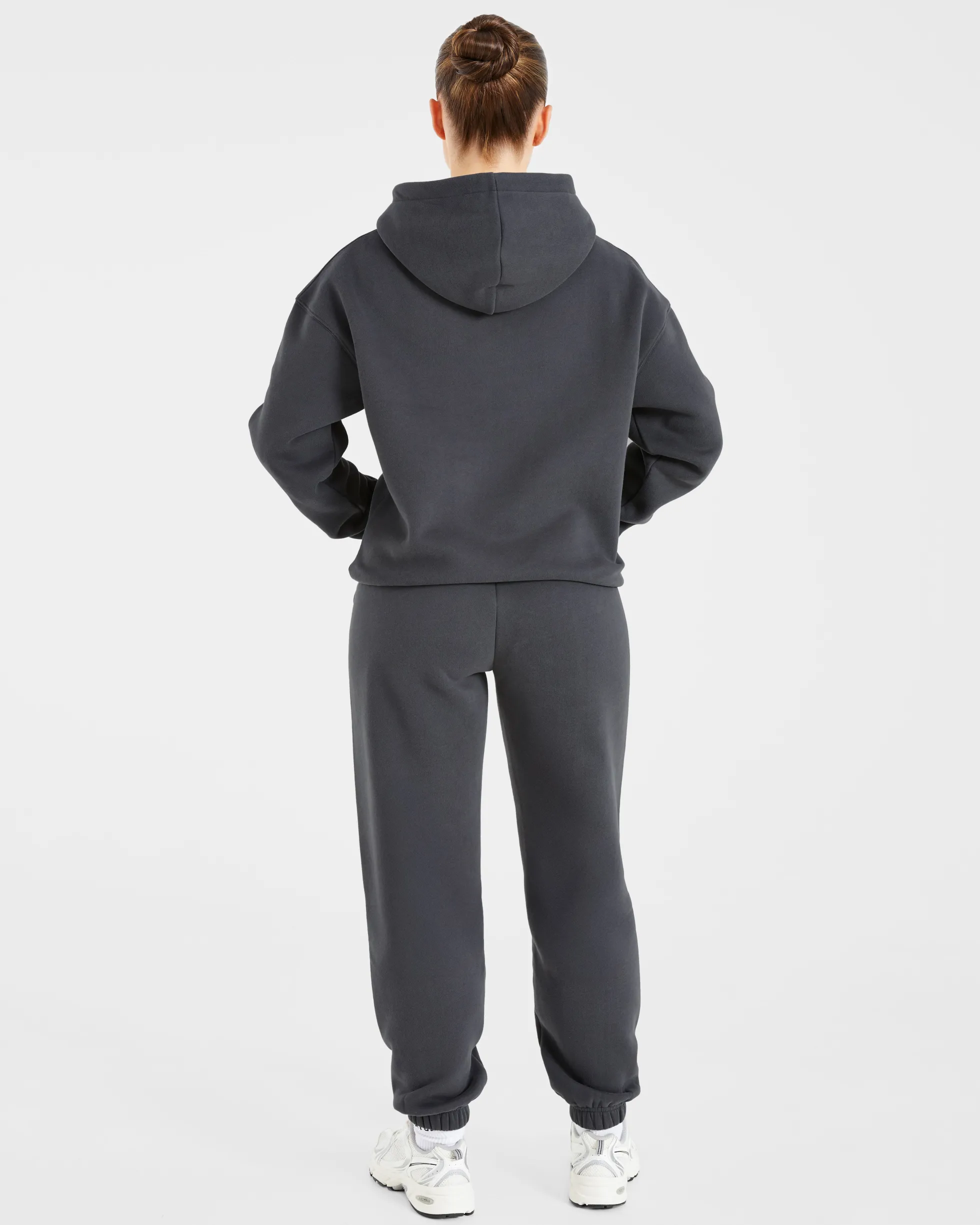 Retro Embroidered Oversized Hoodie