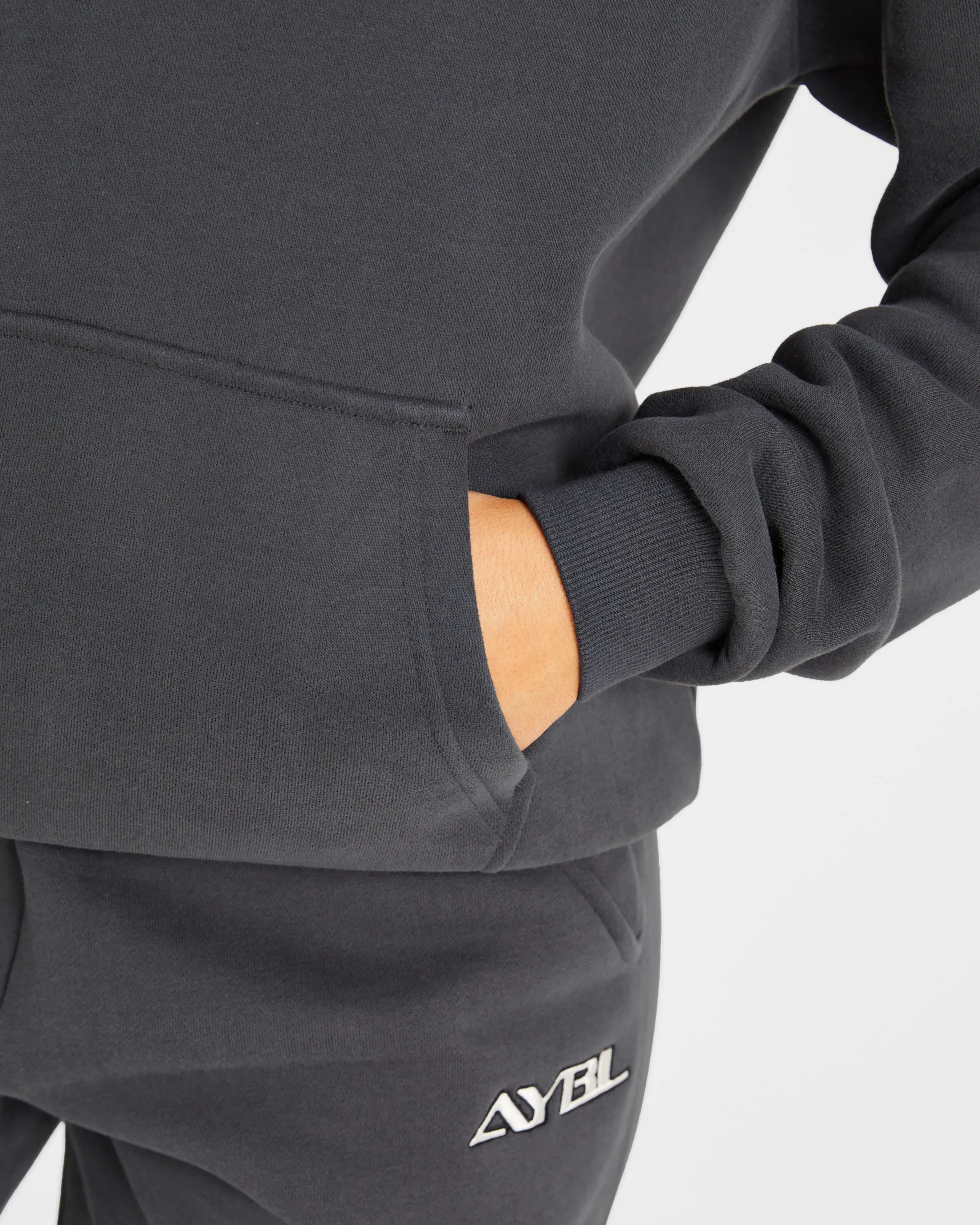 Retro Embroidered Oversized Hoodie