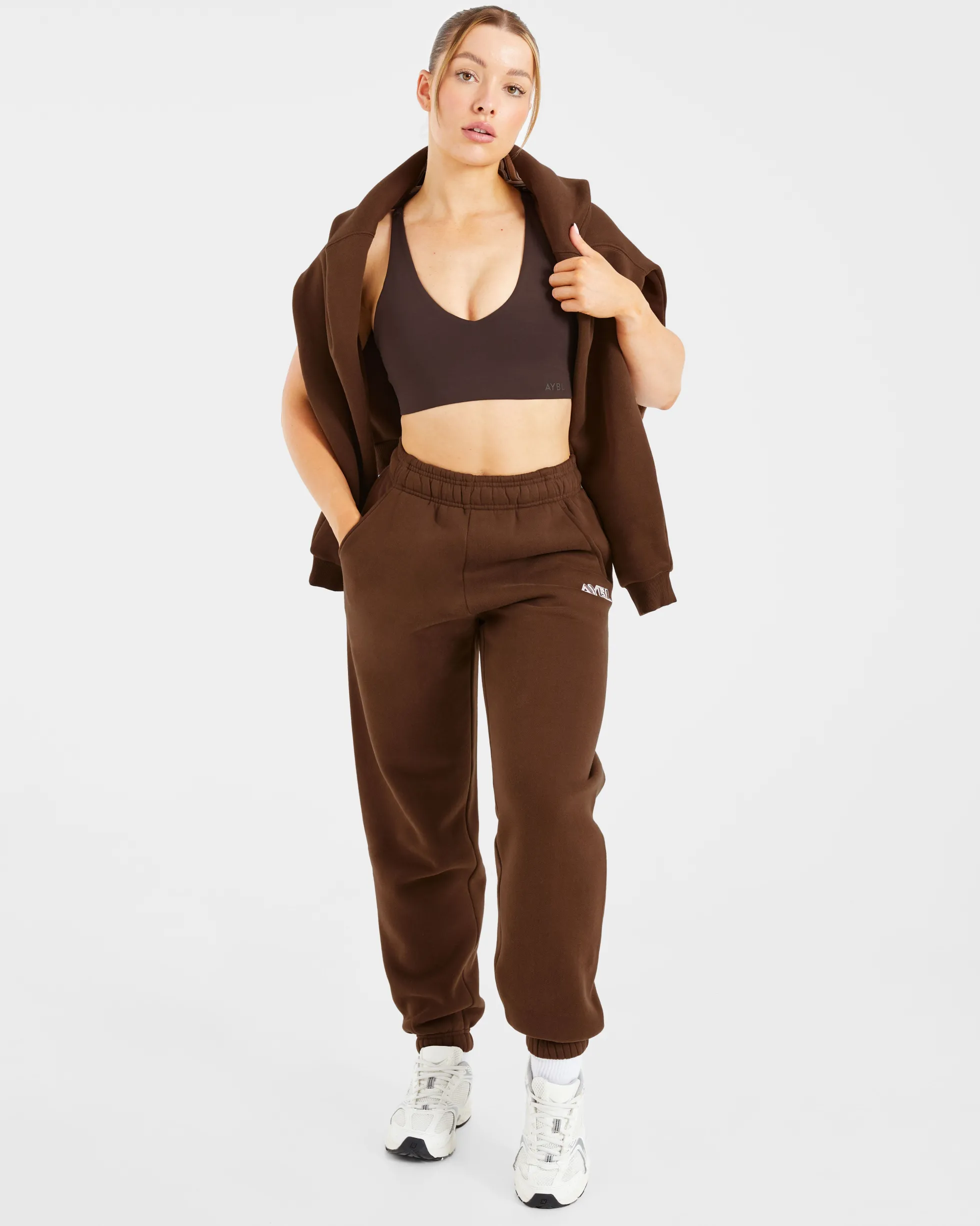 Retro Embroidered Oversized Joggers