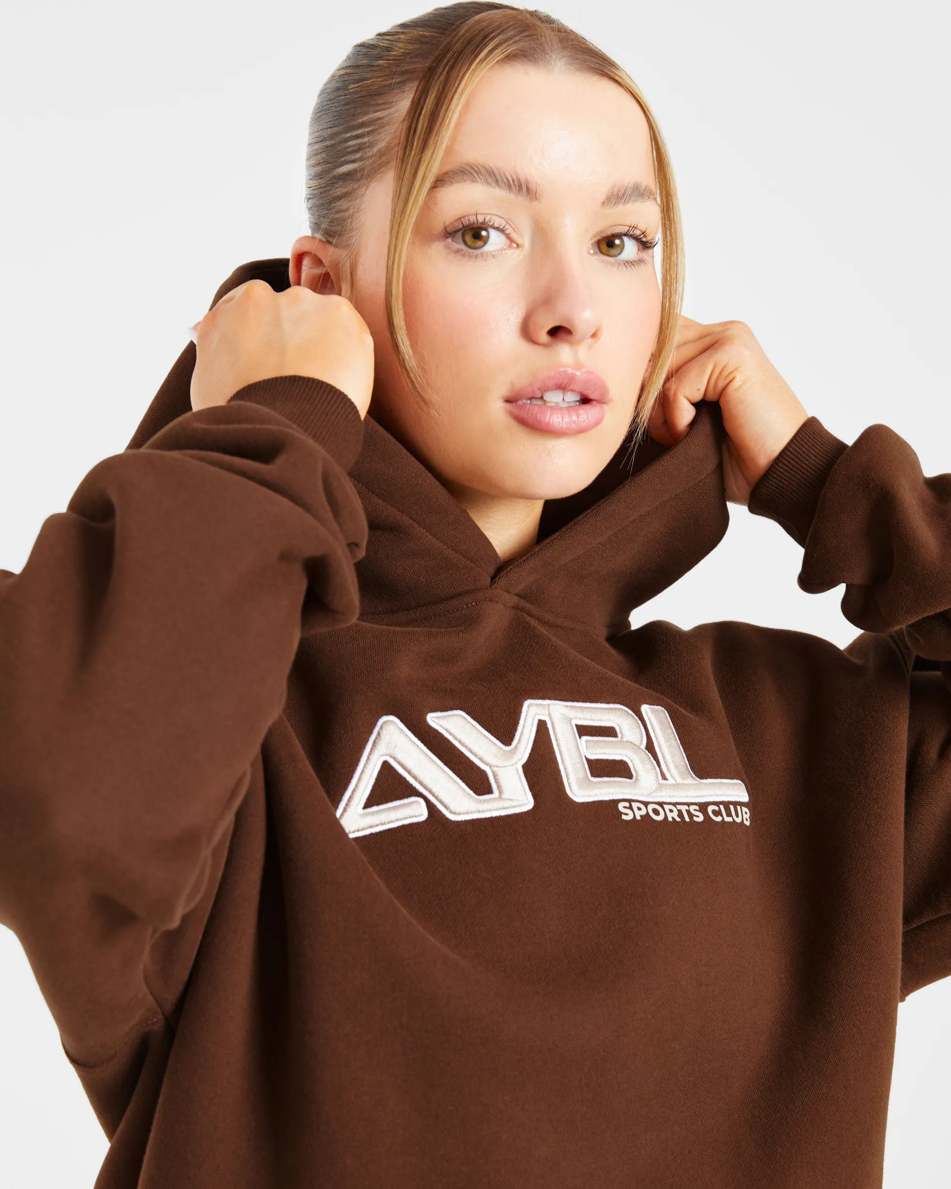 Retro Embroidered Oversized Hoodie