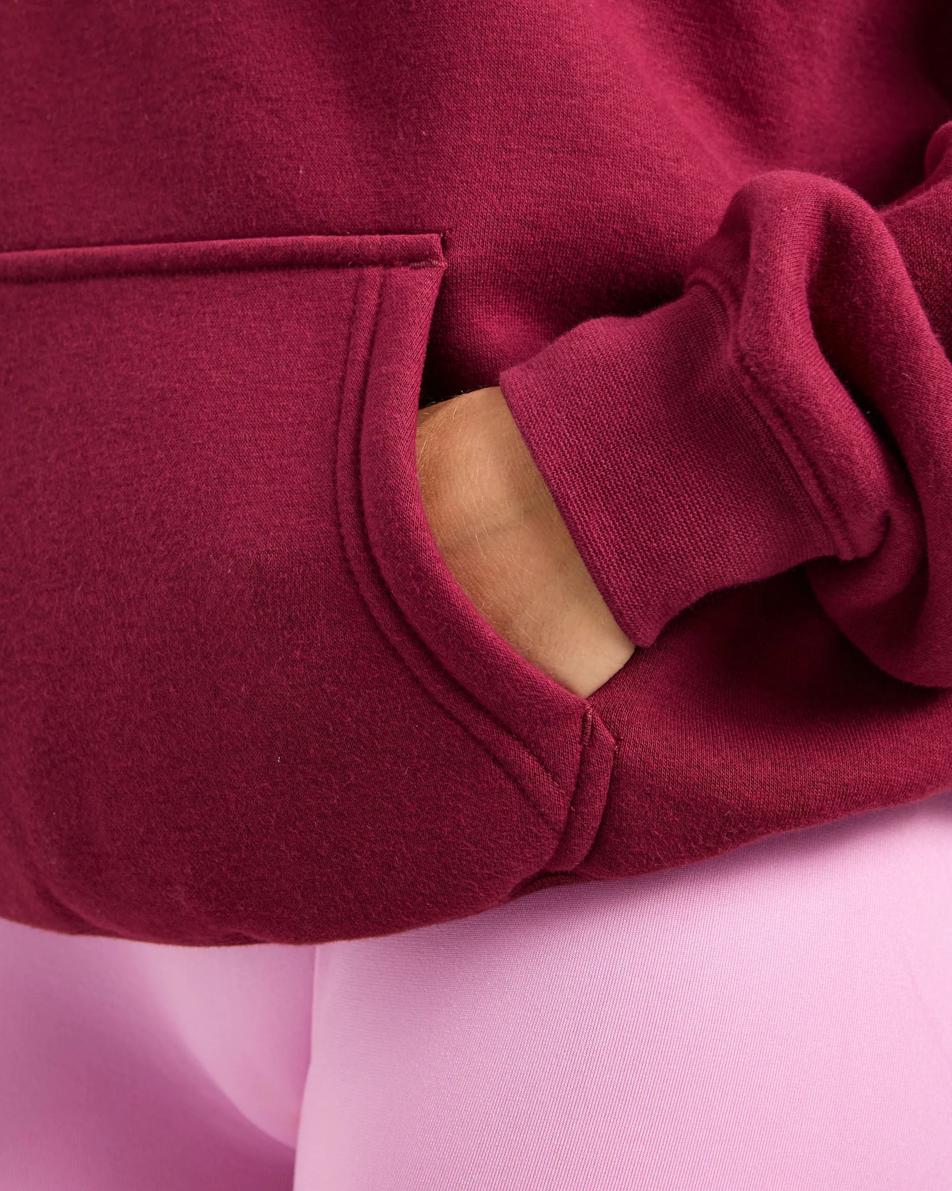 Script Embroidered Oversized Hoodie