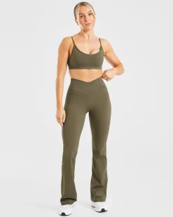 Sculpt Wrap Flared Leggings