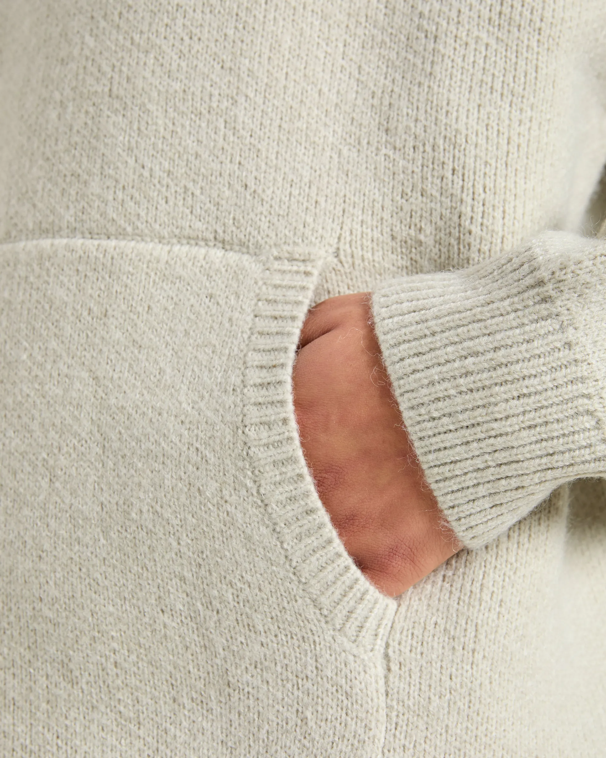Soft Oversized Knitted Hoodie