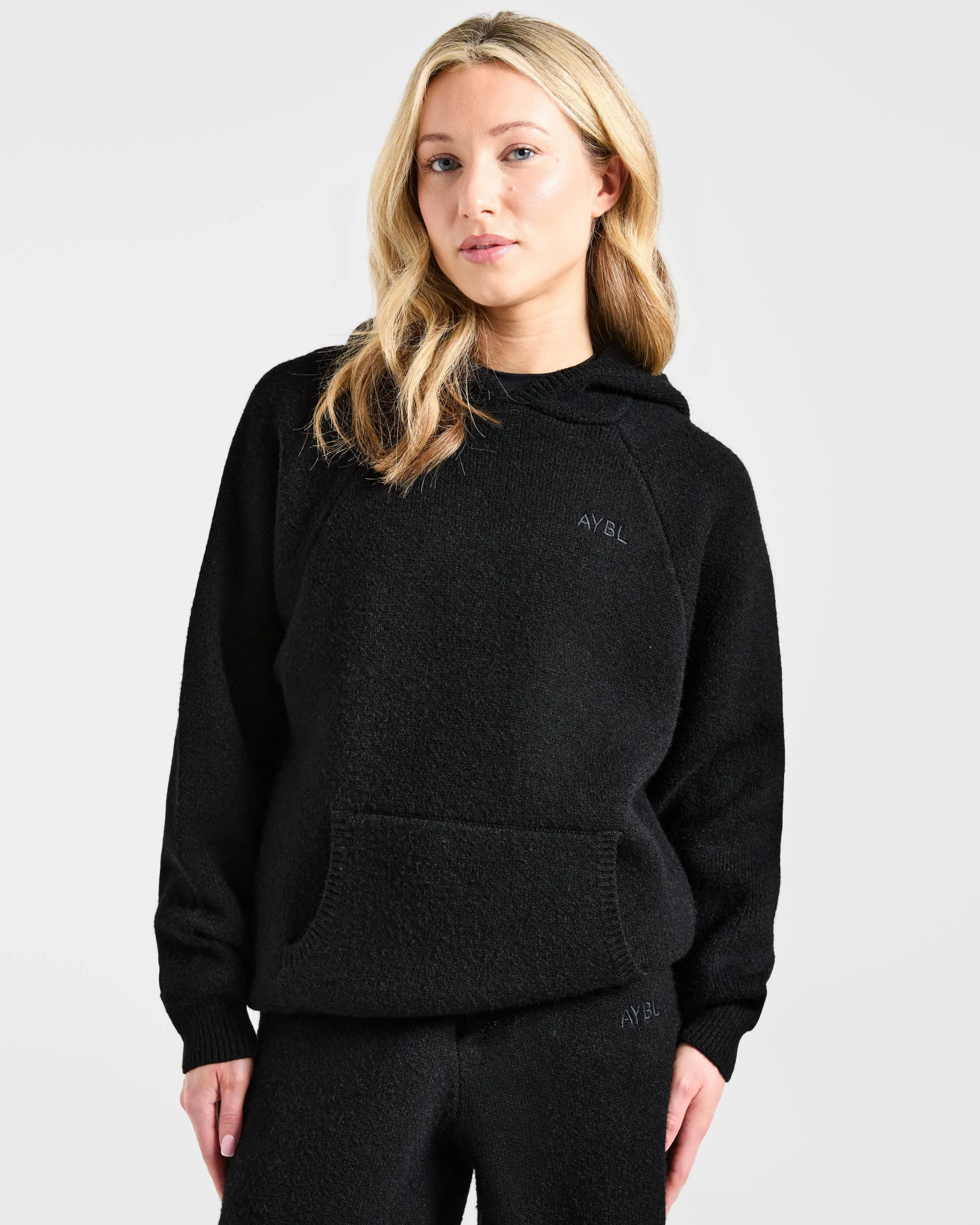Soft Oversized Knitted Hoodie