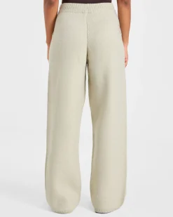 Soft Oversized Knitted Straight Leg Joggers