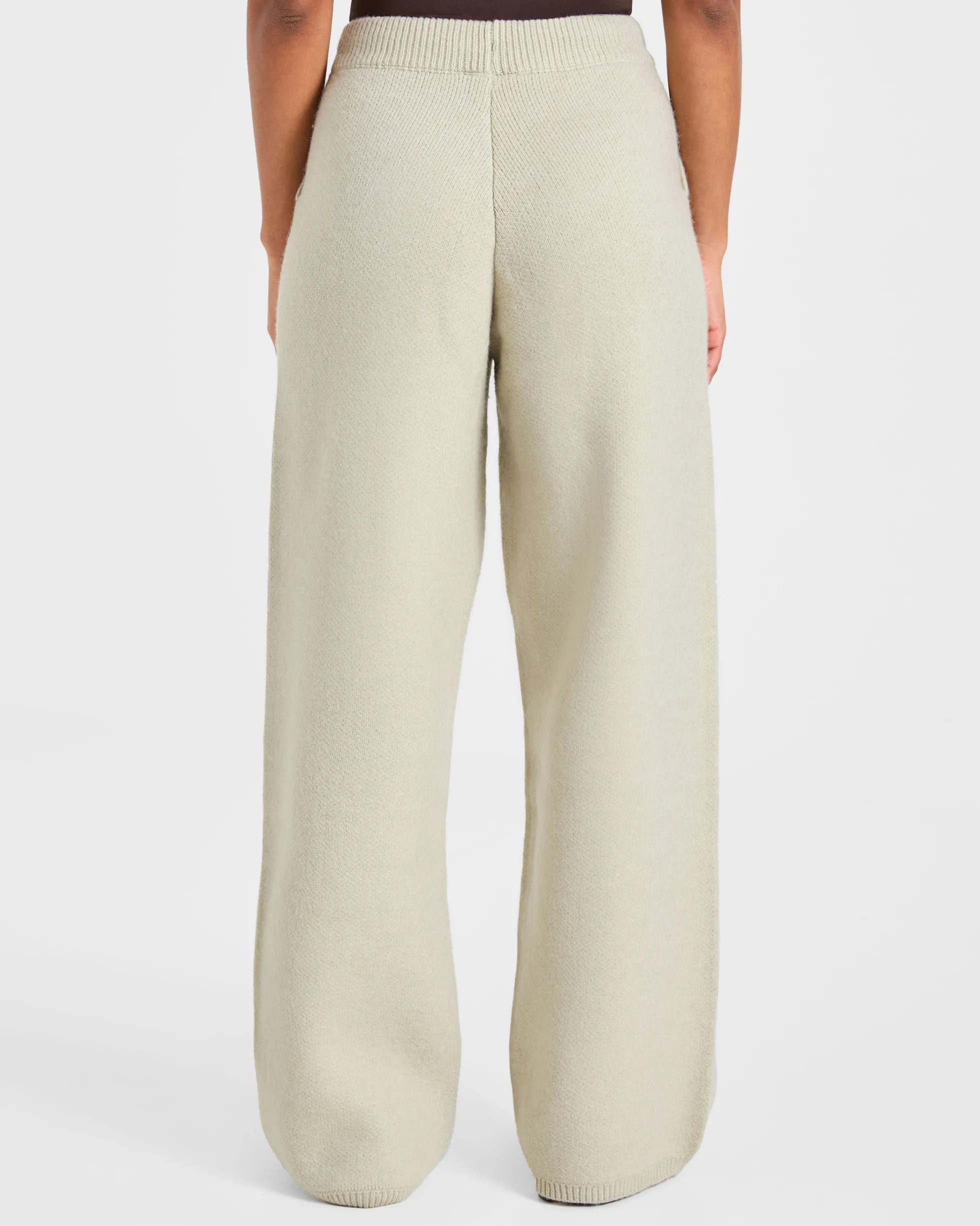 Soft Oversized Knitted Straight Leg Joggers