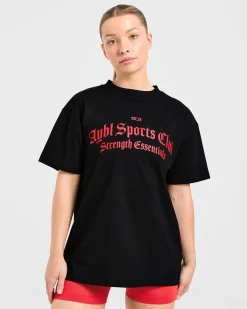 Sports Club Gothic Oversized T Shirt