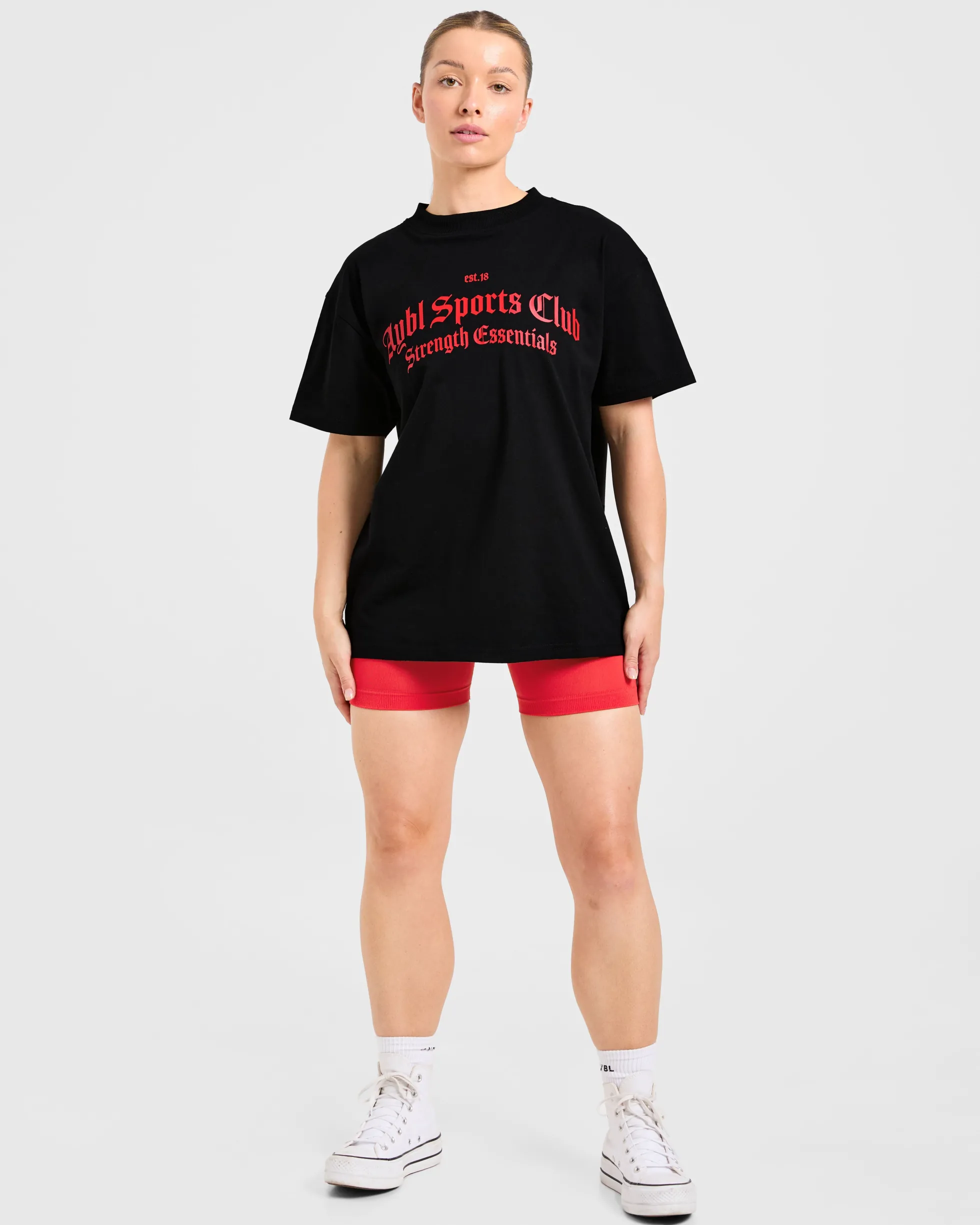 Sports Club Gothic Oversized T Shirt