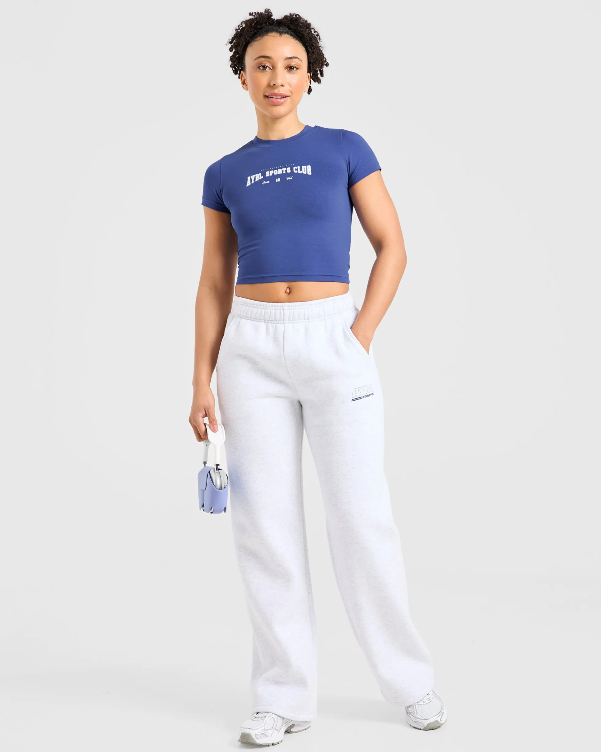 Sports Club Varsity Baby Tee