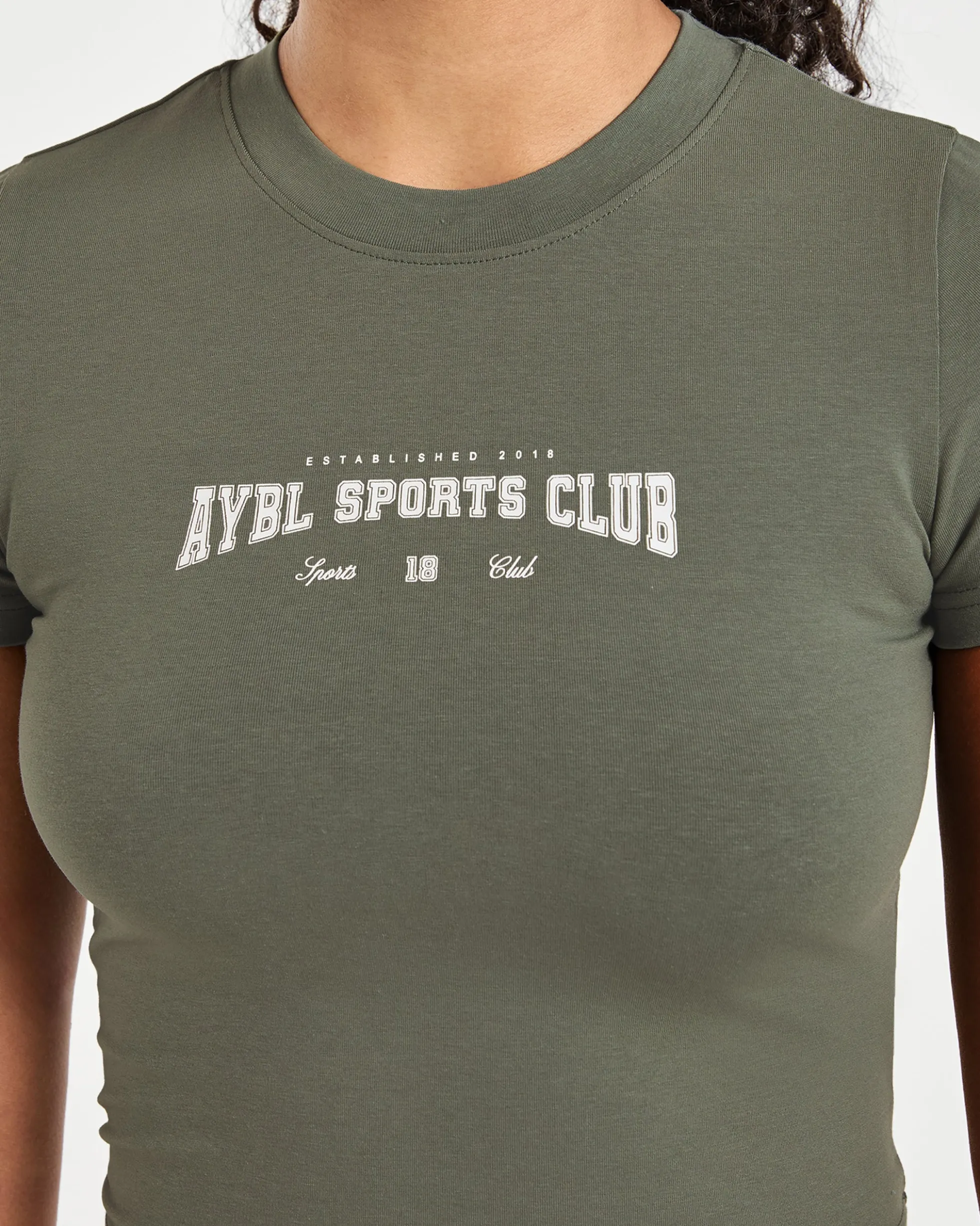 Sports Club Varsity Baby Tee