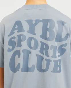 Sports Club Wavy Oversized T Shirt