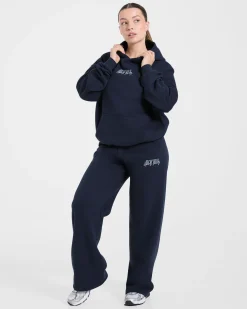 Sports Society Oversized Straight Leg Joggers