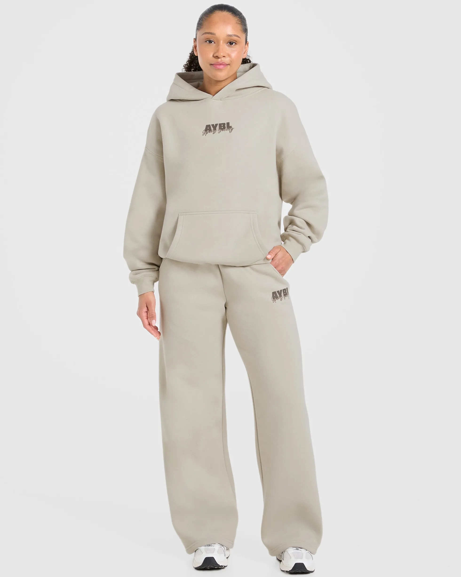 Sports Society Oversized Straight Leg Joggers
