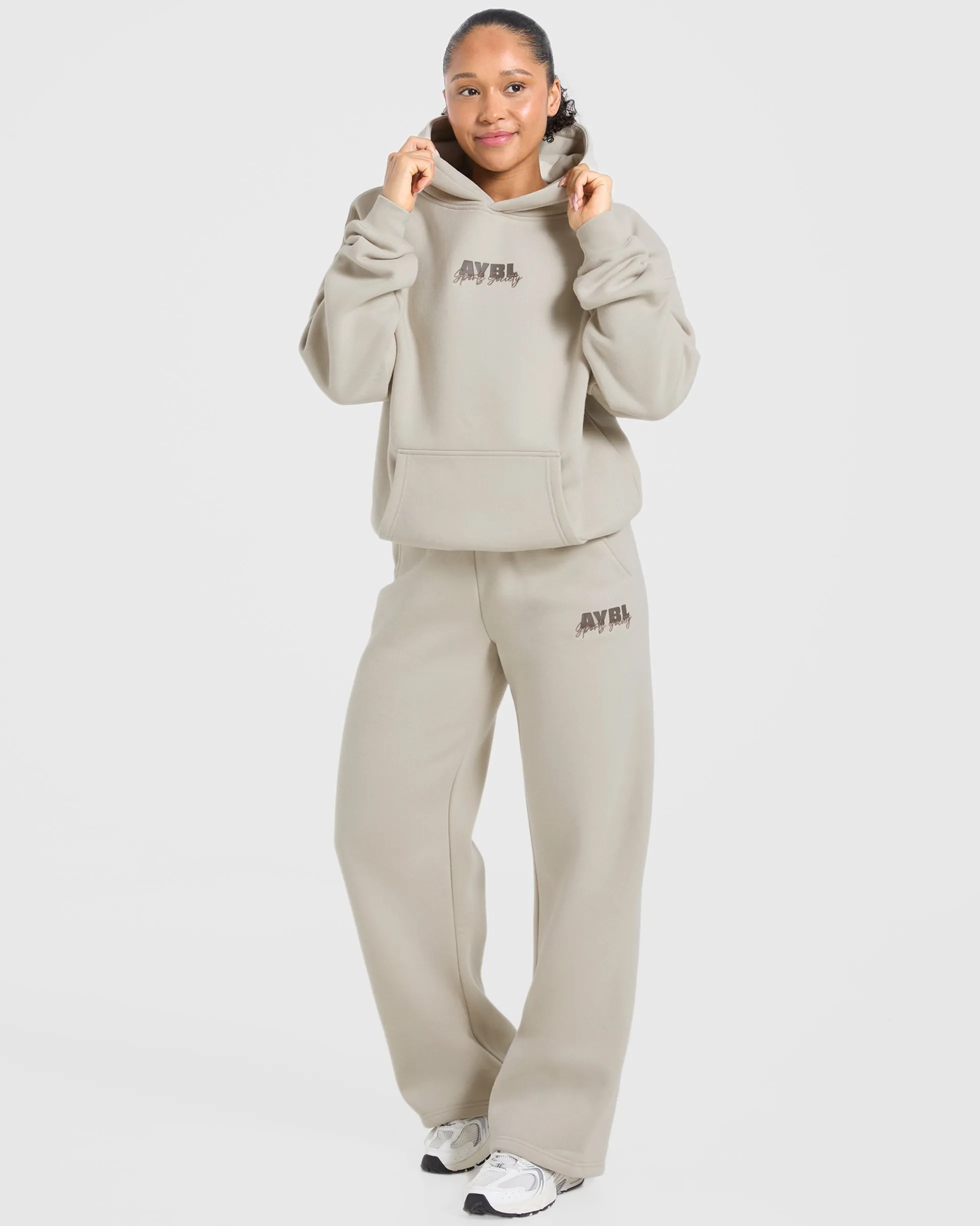 Sports Society Oversized Straight Leg Joggers