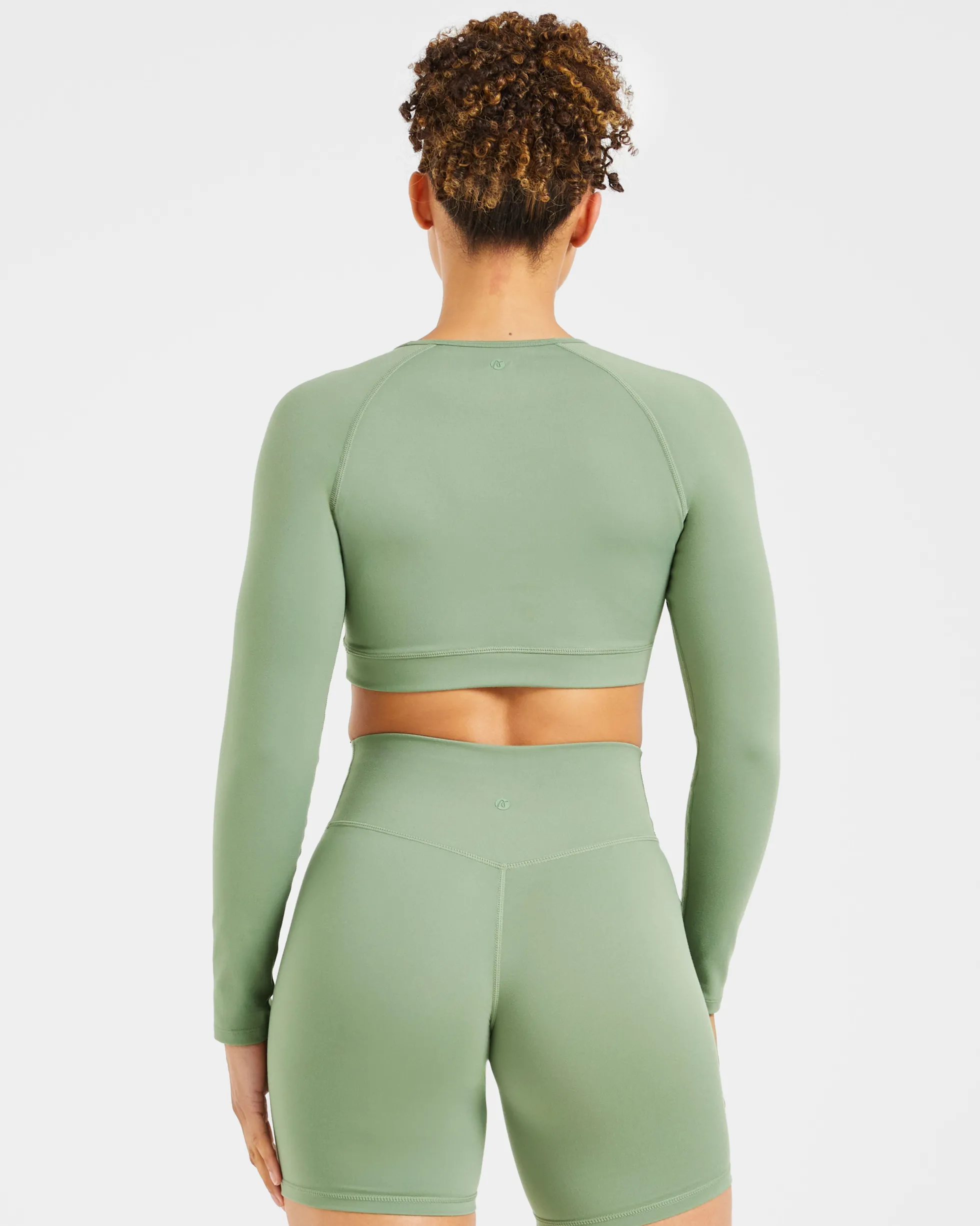 Staple Long Sleeve Crop Top