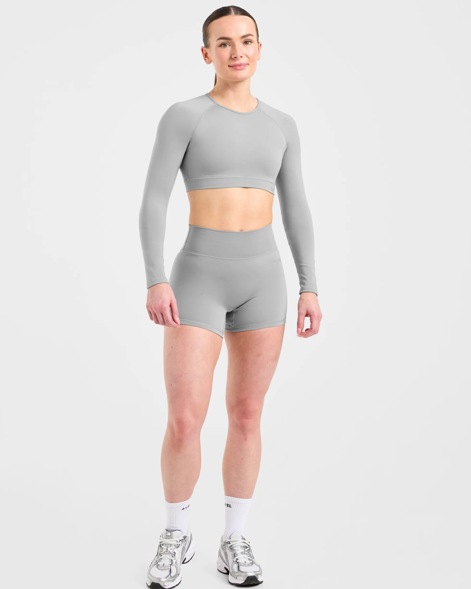 Staple Long Sleeve Crop Top
