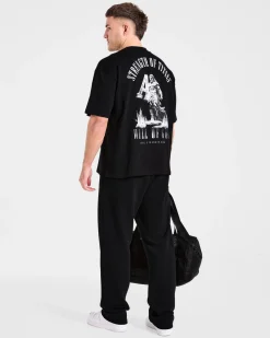Strength Of Titans Oversized T Shirt
