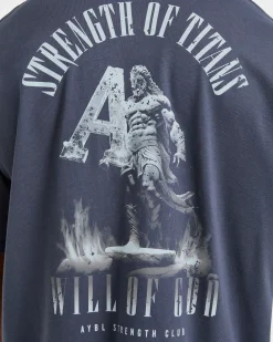 Strength Of Titans Oversized T Shirt