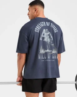 Strength Of Titans Oversized T Shirt