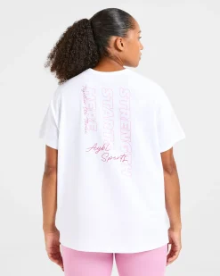 Strength Starts Here Oversized T Shirt
