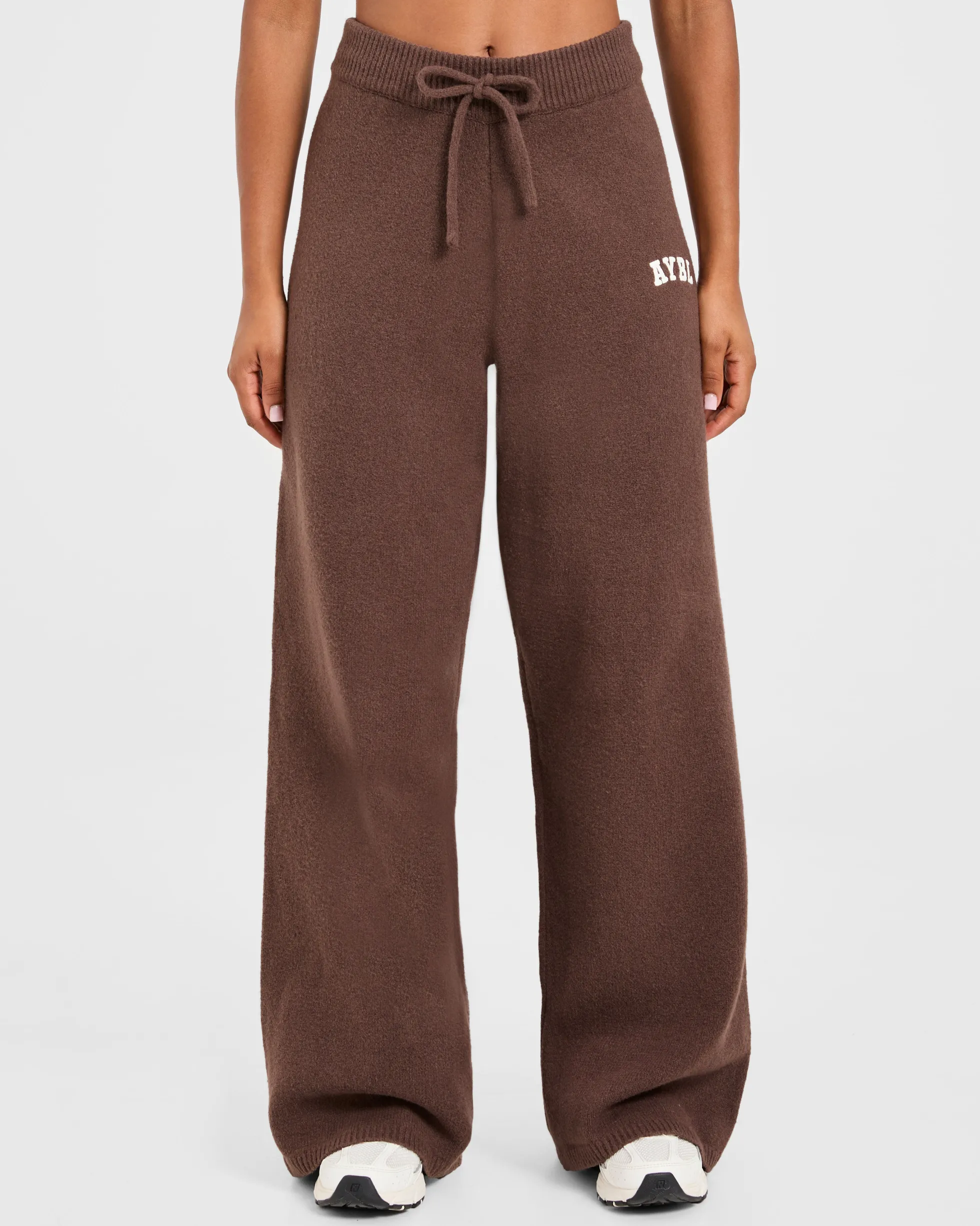 Varsity Oversized Knitted Joggers