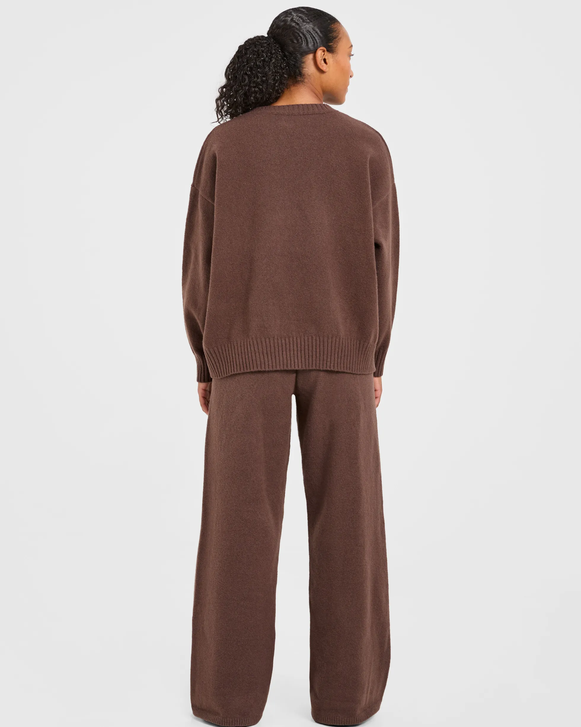 Varsity Oversized Knitted Joggers