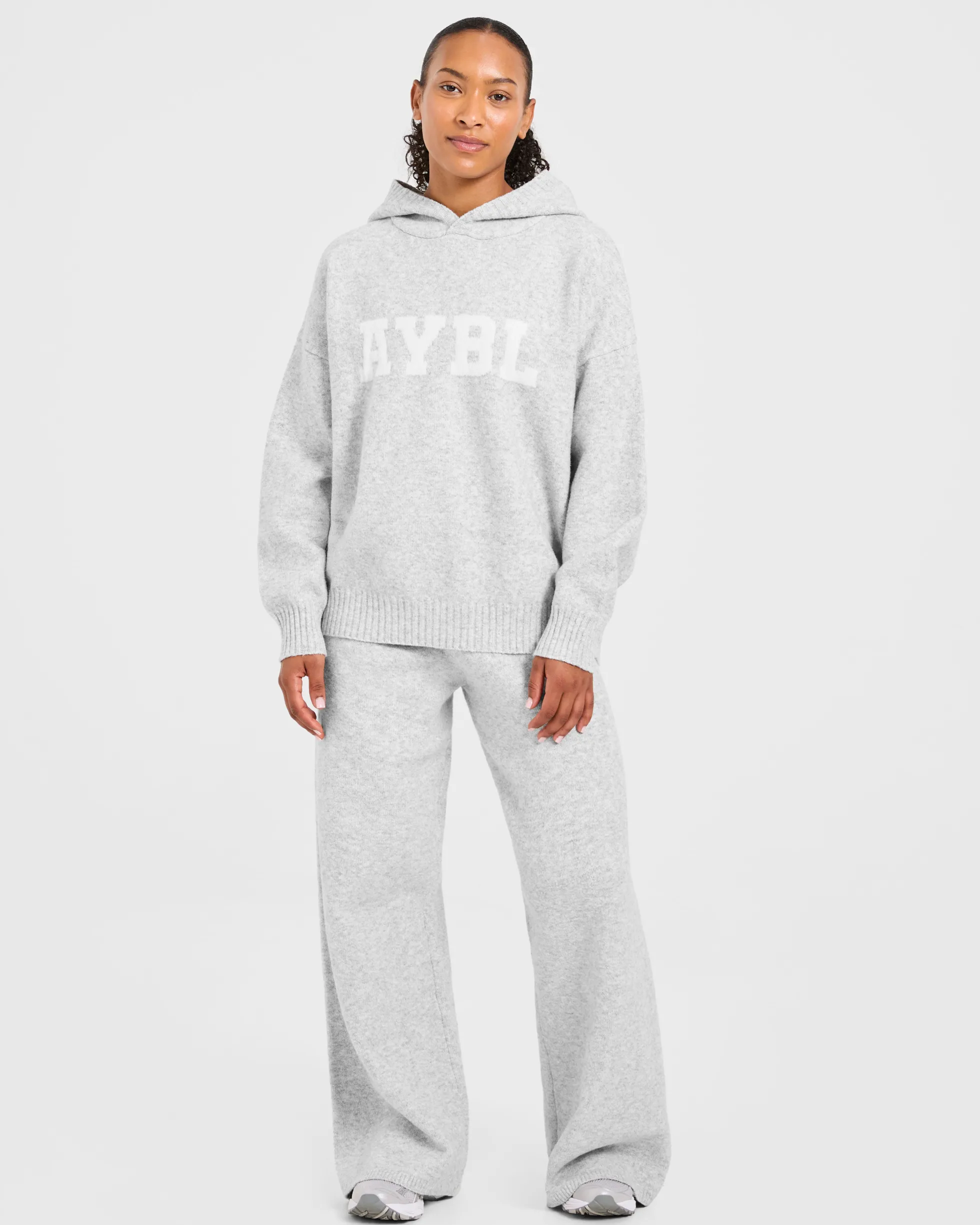 Varsity Oversized Knitted Joggers