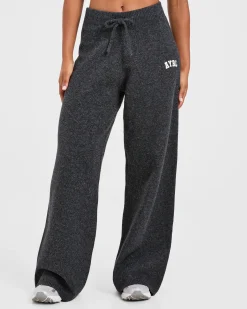 Varsity Oversized Knitted Joggers